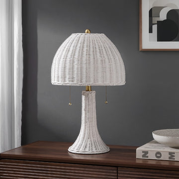 Joanie 22" Bohemian Rustic Iron LED Table Lamp
